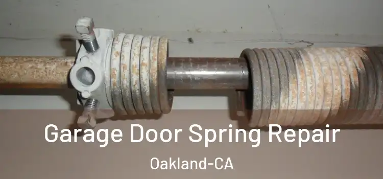 Garage Door Spring Repair Oakland-CA
