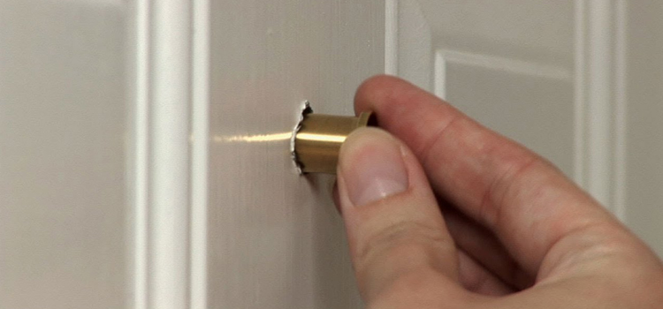 peephole door repair in Oakland