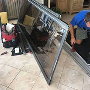 sliding glass door frame repair Oakland